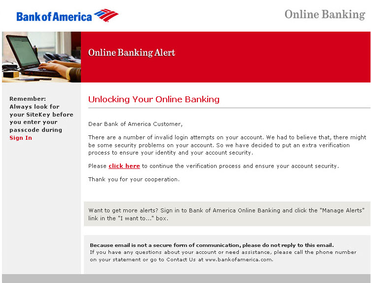 Scam alert Fake email from your bank could rob you blind