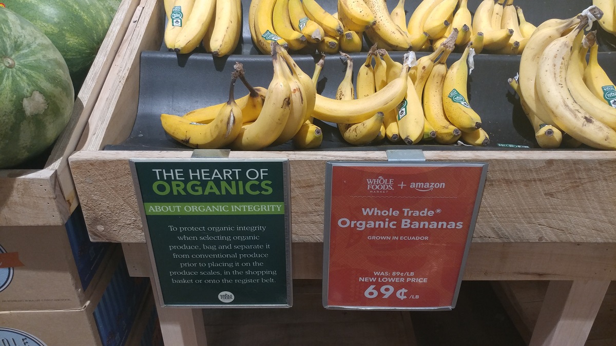 Whole Trade bananas new price