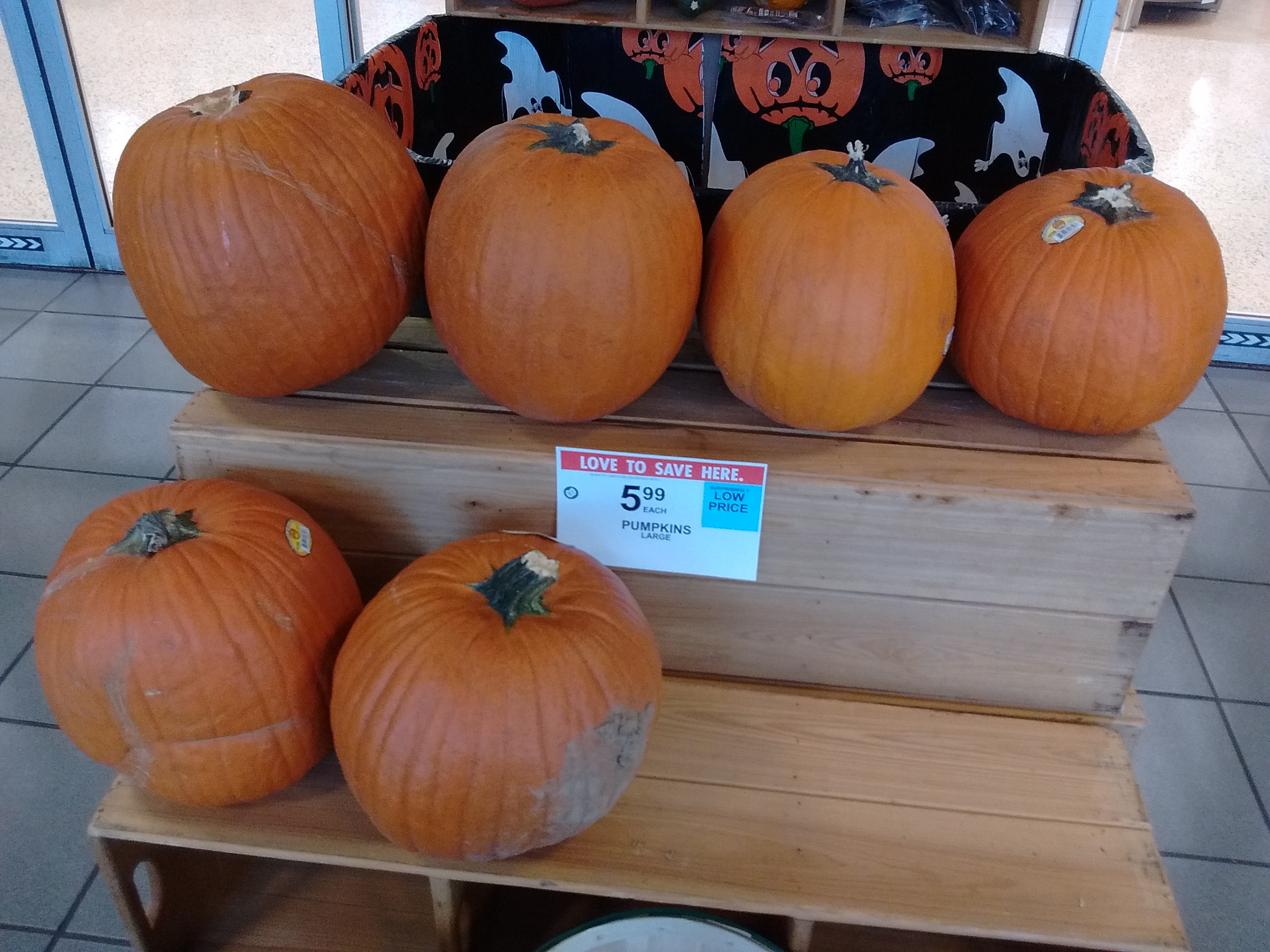 Publix Halloween pumpkins