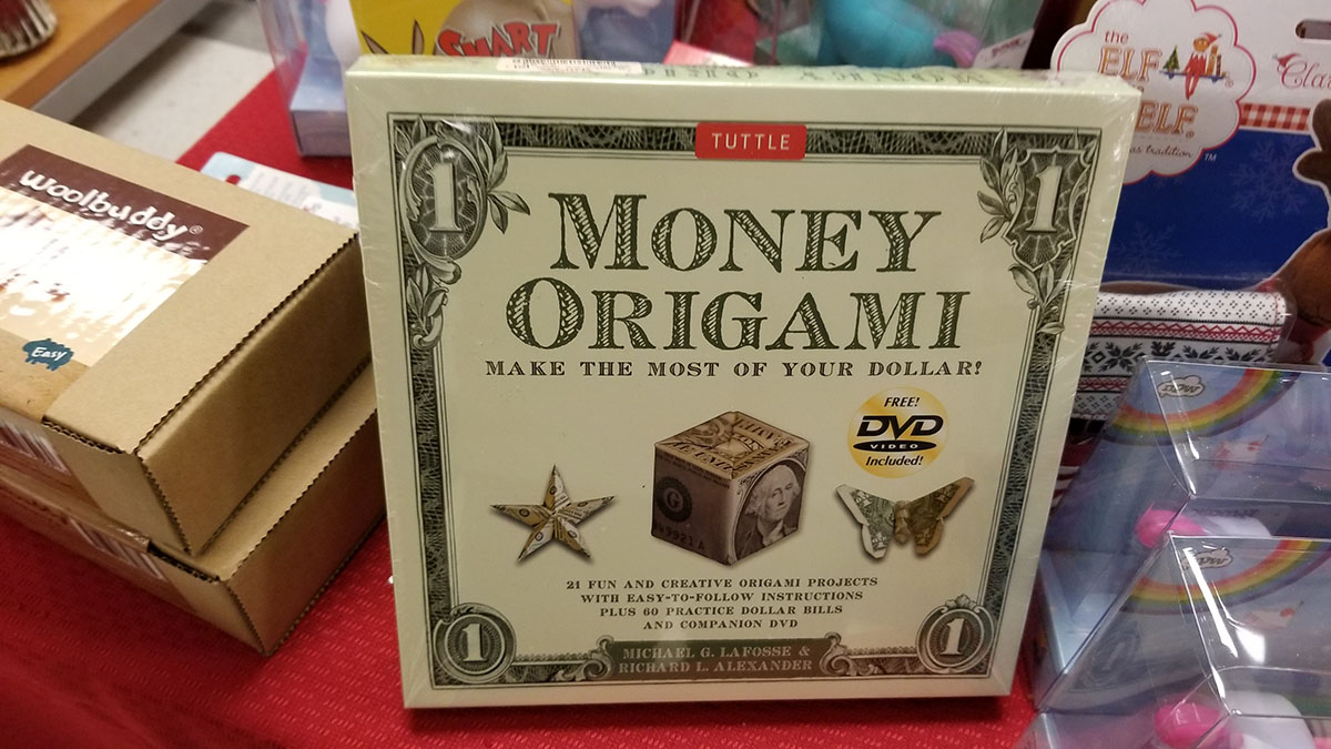 Money origami gift Tuttle