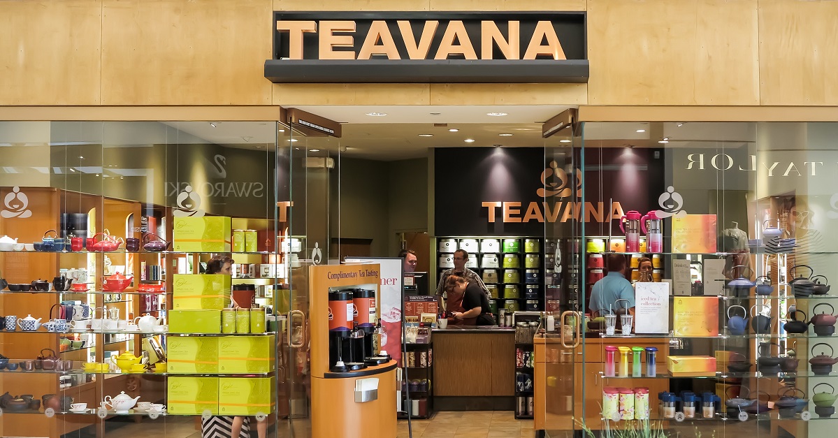 Teavana closing stores in 2018