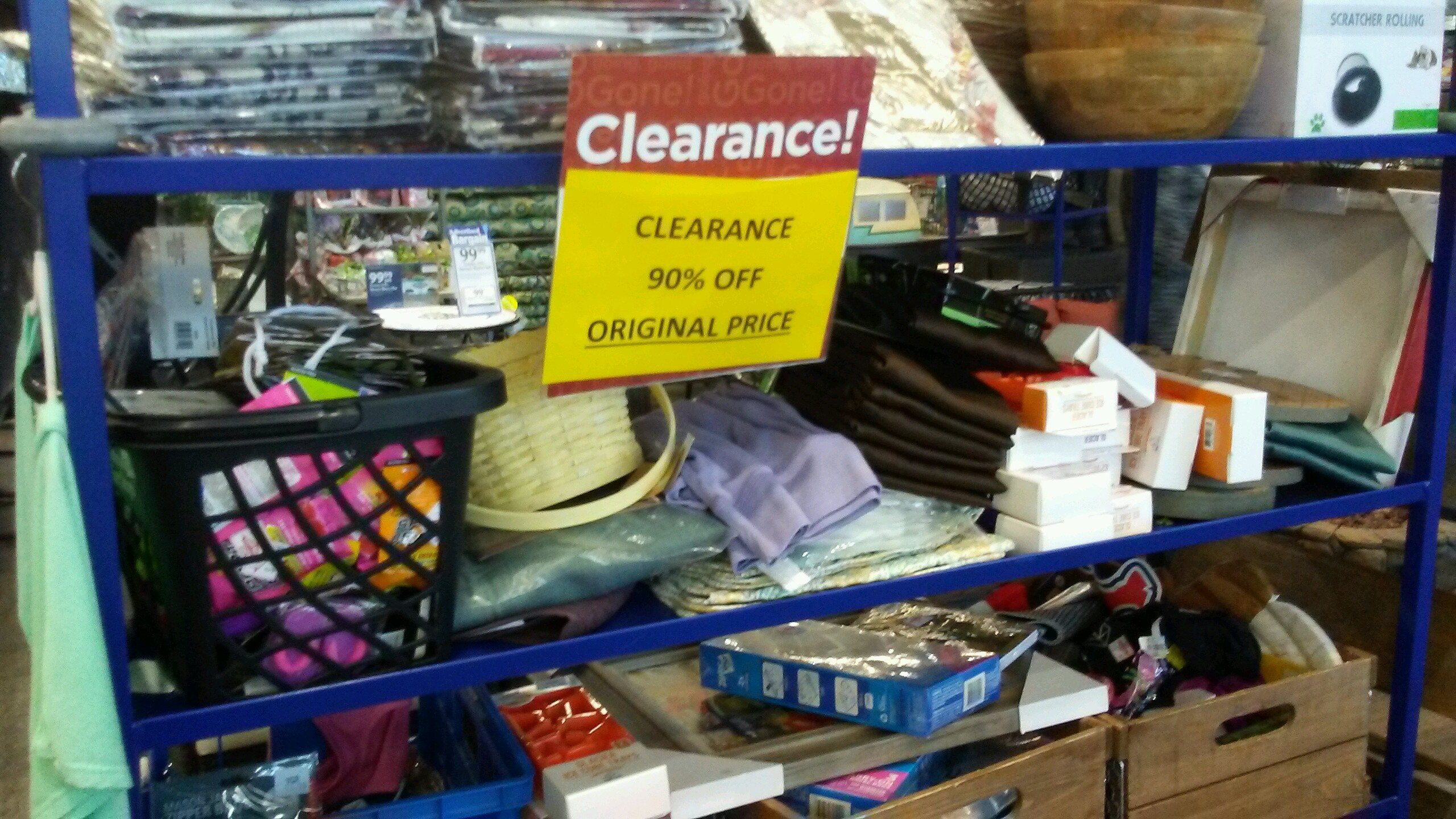 90% off clearance