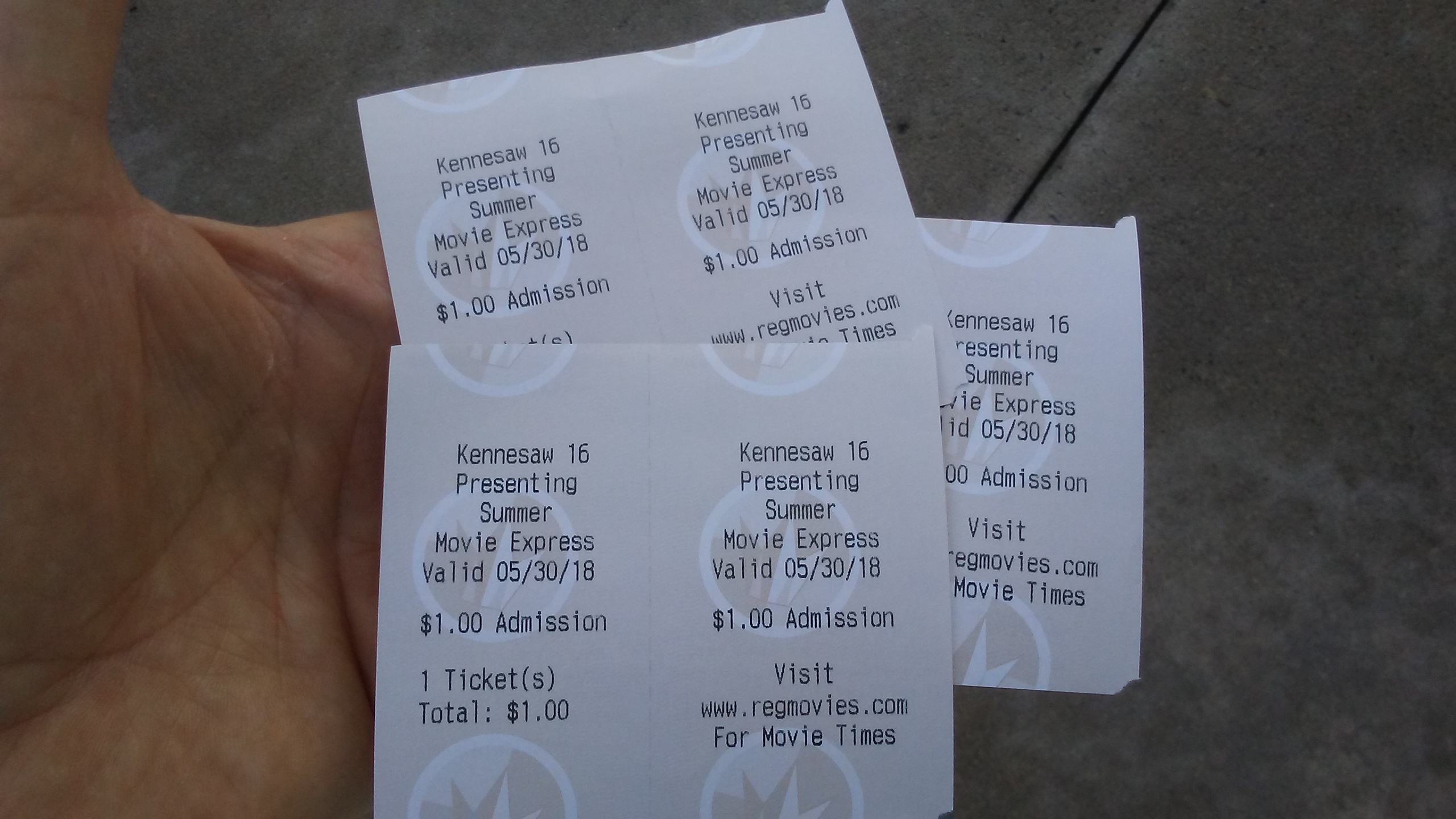 movies tickets