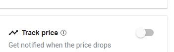 How to track prices with Google Shopping button